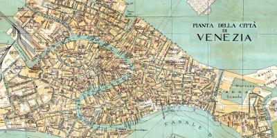 Mappa antica di Venezia