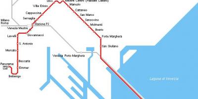 Stazione ferroviaria di venezia la mappa