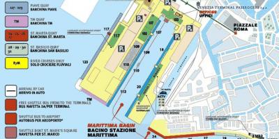 Mappa del porto di Venezia