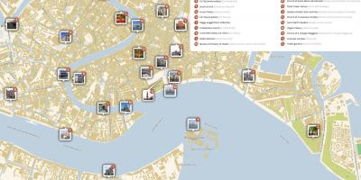 Venezia mappa visite turistiche